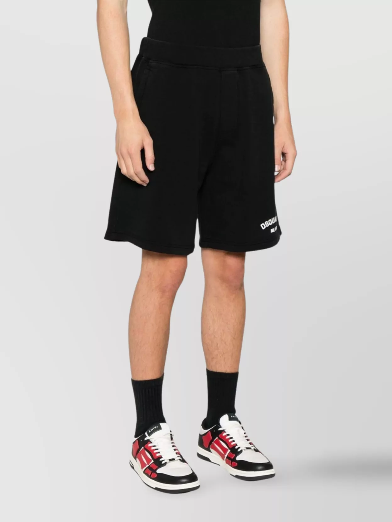 Dsquared2 Knee Length Shorts Featuring Side Pockets
