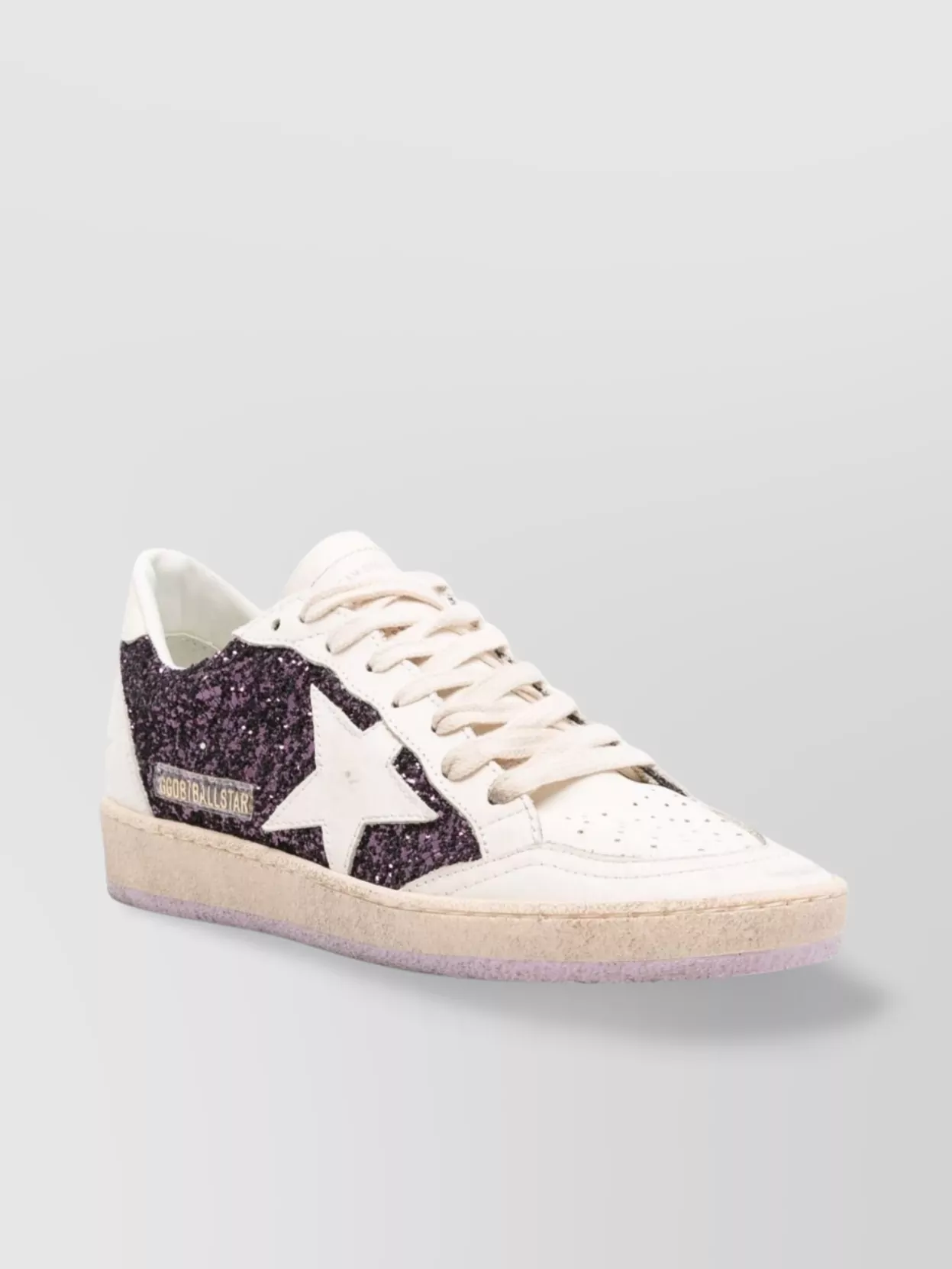Golden Goose Sparkling Low Top Sneakers With Star Detail In Multi