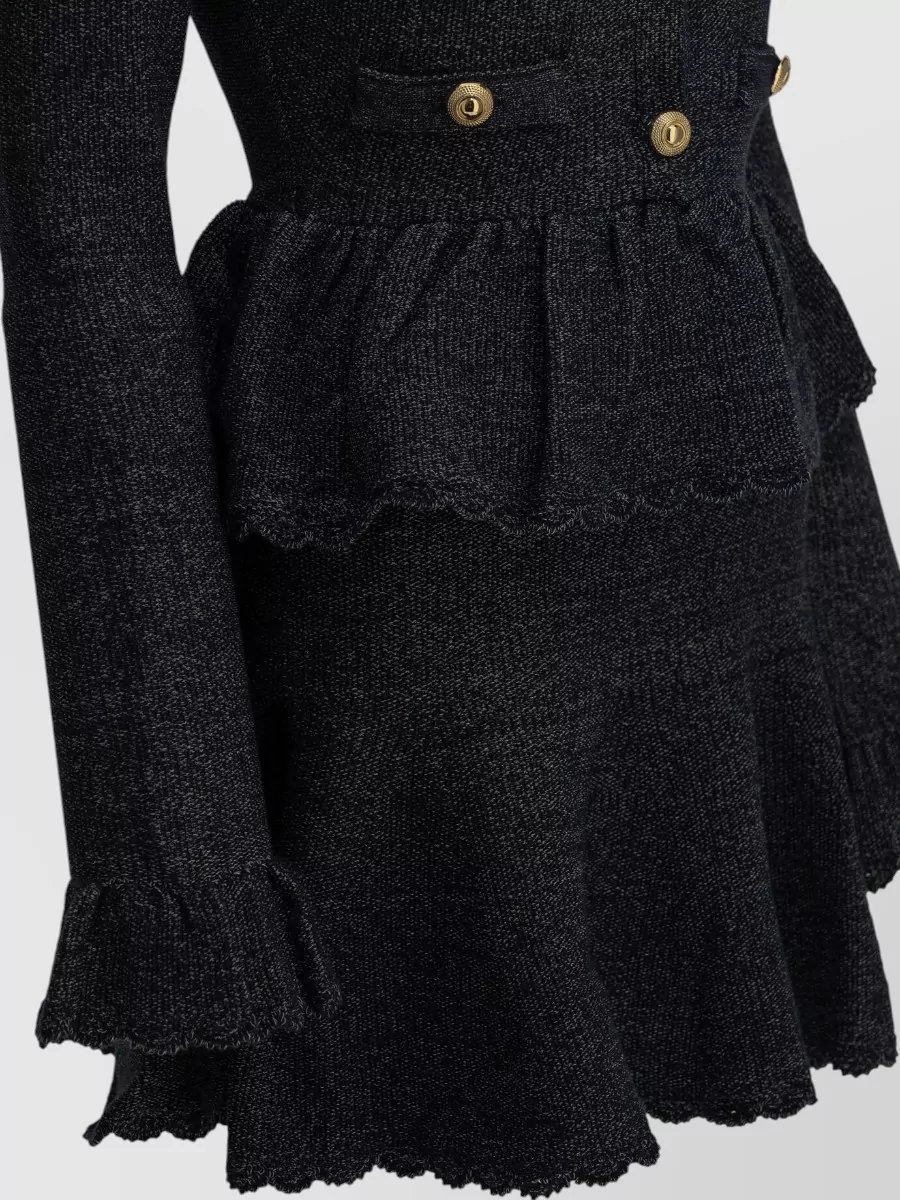 Self-Portrait Short Knit Dress
