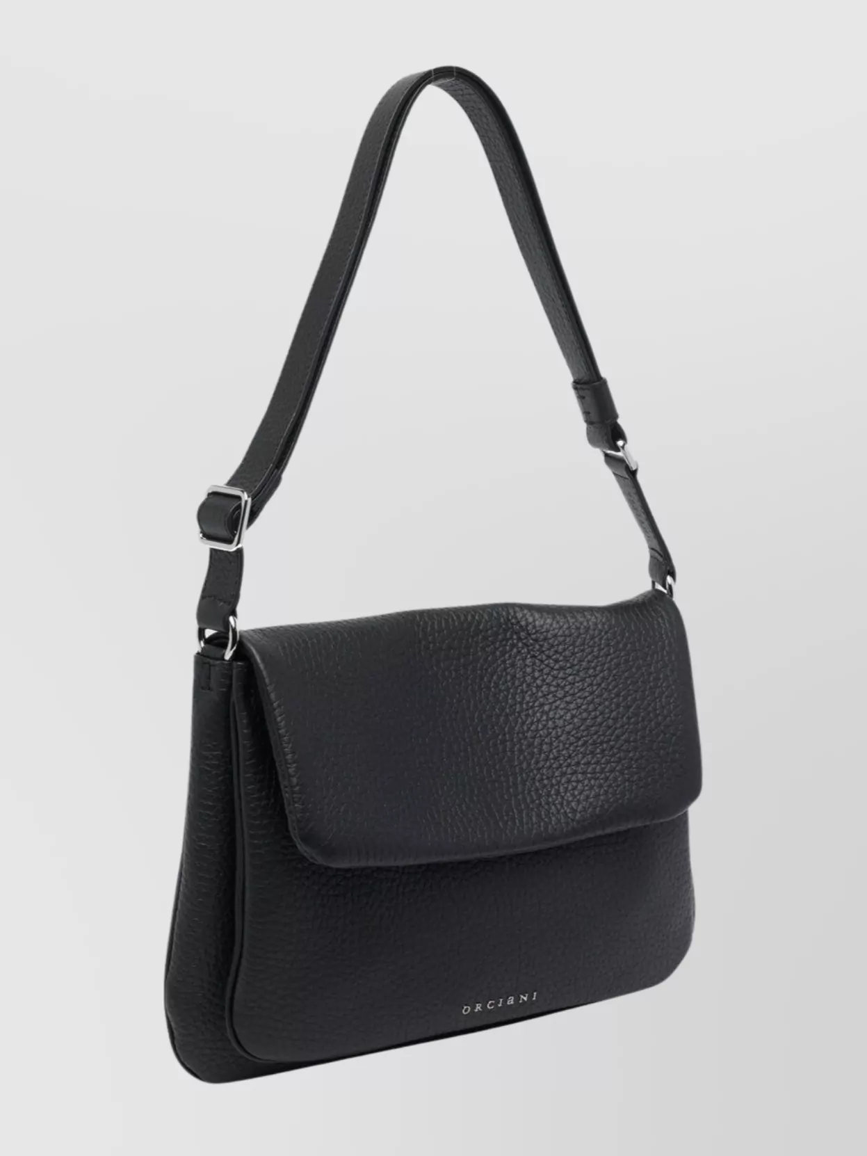 Orciani Small Diana Leather Shoulder Bag With Strap