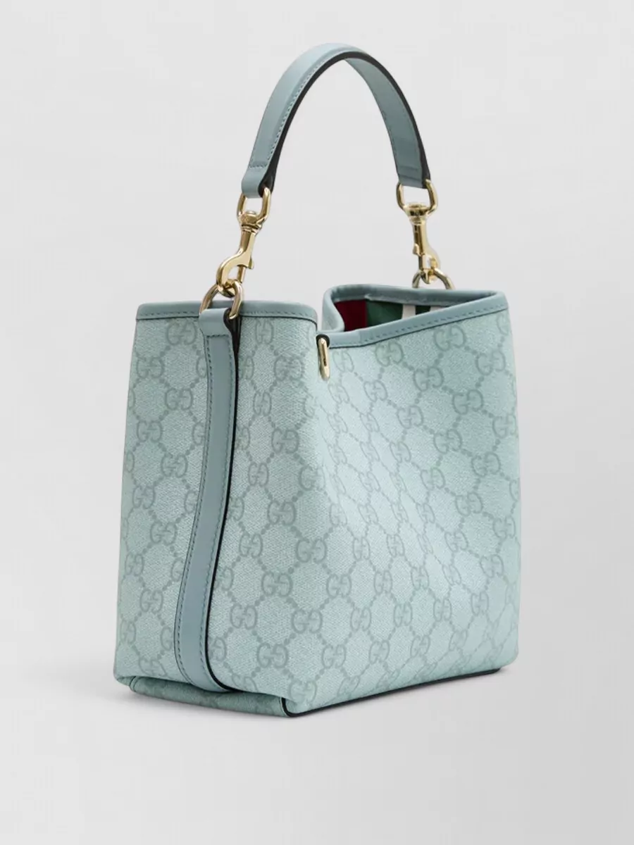 Gucci Gg Clutch Bag Detachable Strap Top Handle