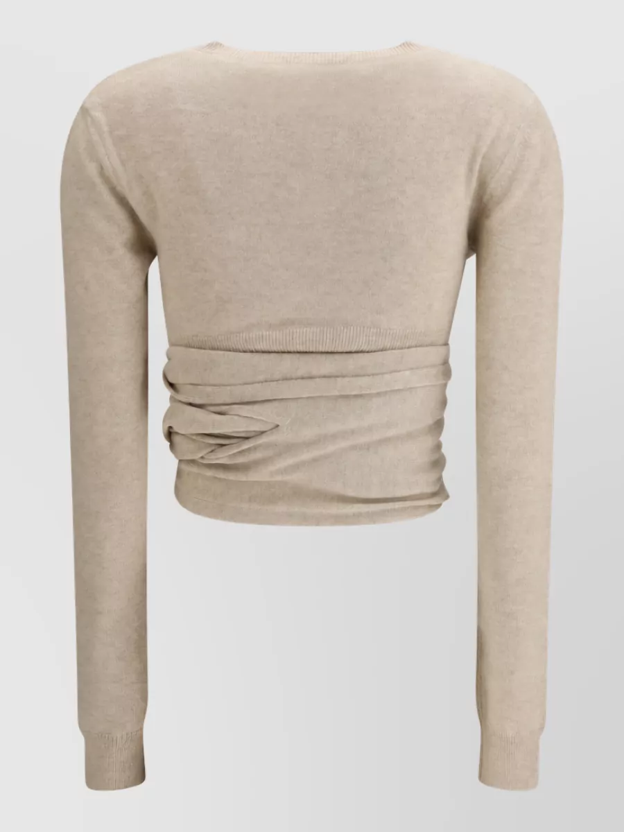Alaïa Cashmere Wrap Knitted Top