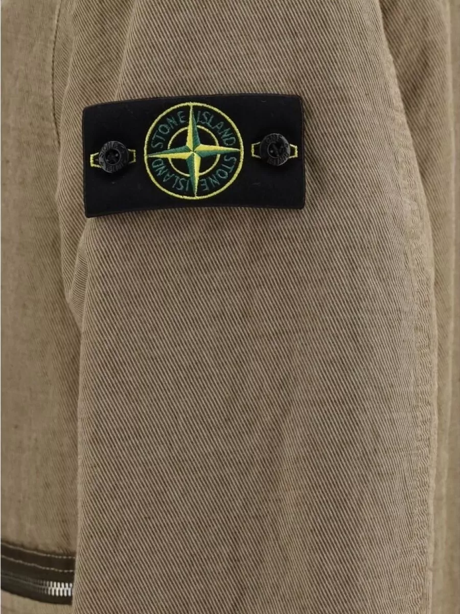 Stone Island Quilted Single-Breasted Coat