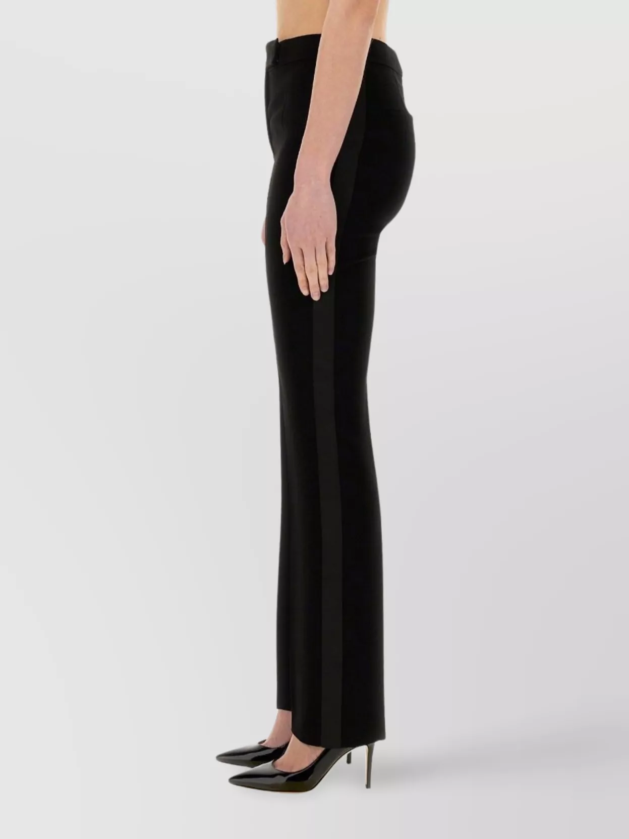 Max Mara Slim Fit Trousers Featuring Pockets
