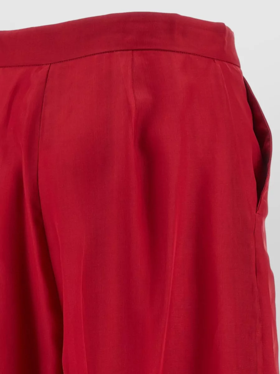 Max Mara Silk Wide-Leg Trousers