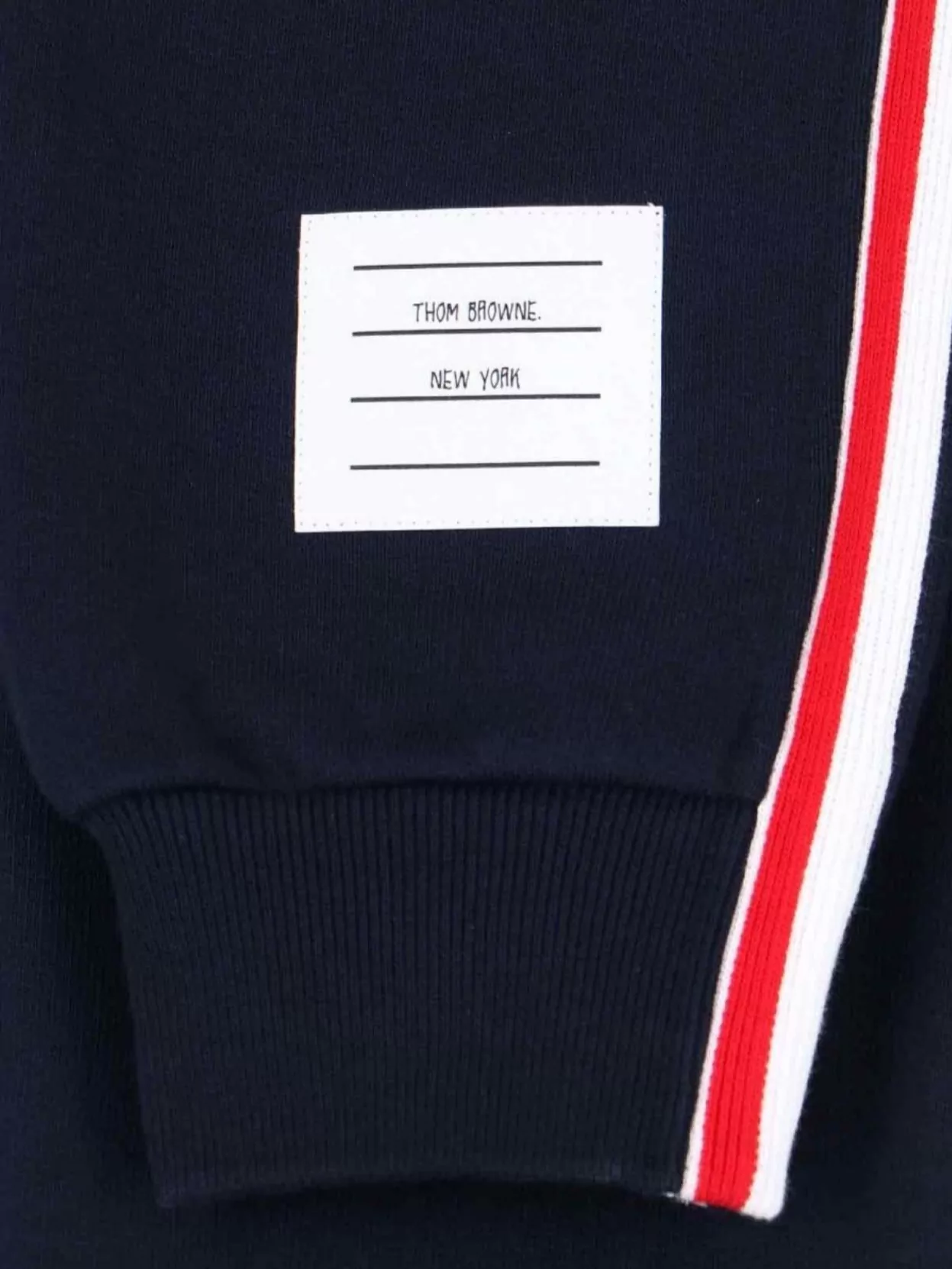 Thom Browne Straight Leg Trousers Drawstring Waist