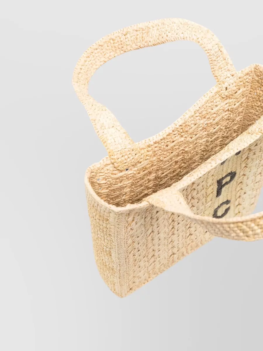 A.p.c. Small Raffia Beach Bag