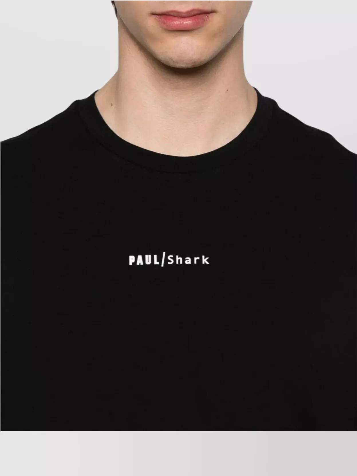 Paul & Shark Logo Print Cotton T-shirt Clothing
