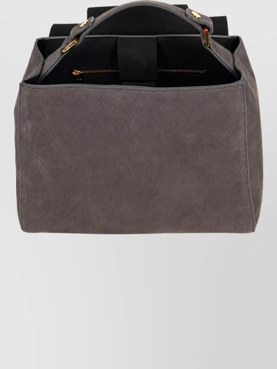 Orciani Leather Shoulder Bag