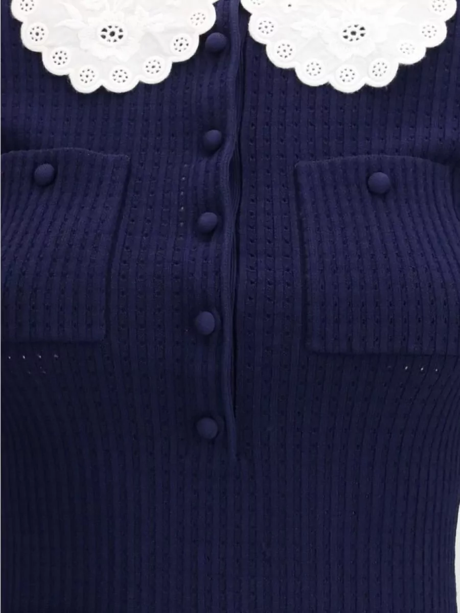 Self-Portrait Viscose Mini Dress