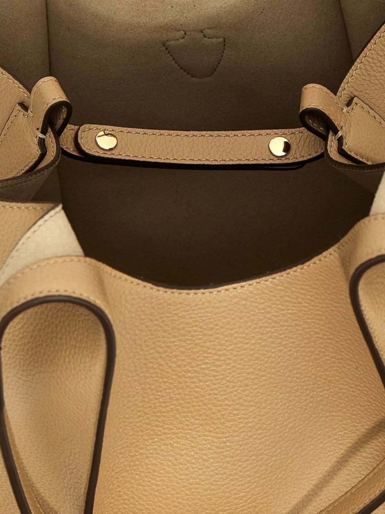 Tod's Small Pebbled Texture Tote Bag With Dual Handles