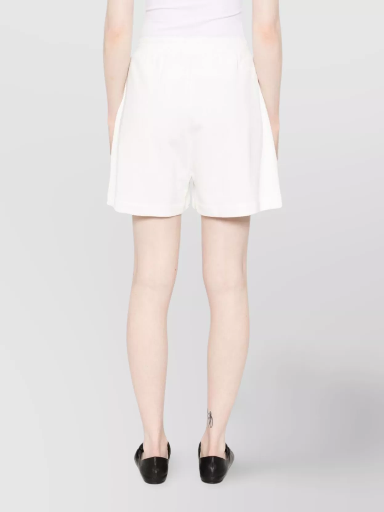 Emporio Armani Cotton Shorts In Organic Fabric
