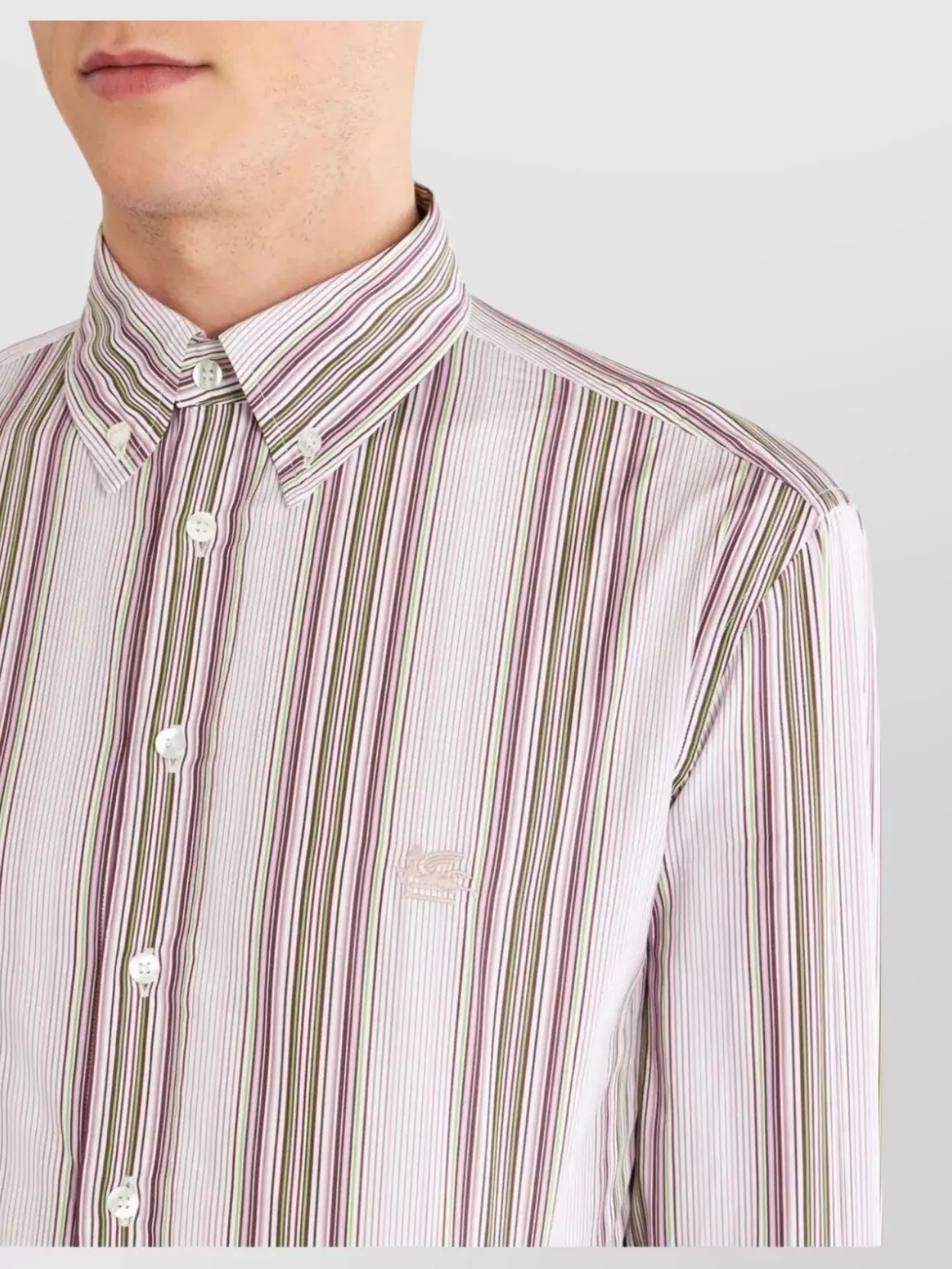 Etro Rome Striped Slim Fit Shirt