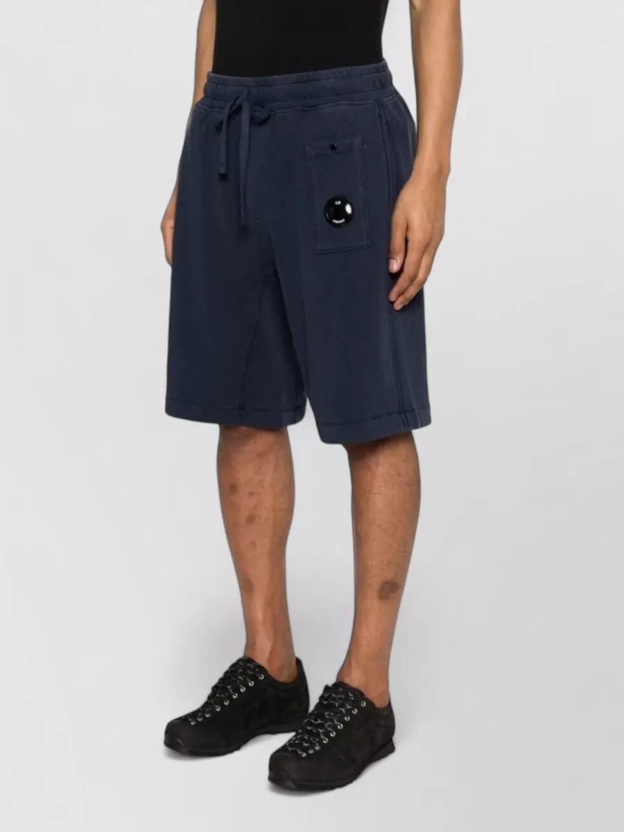 C.p. Company Cotton Drawstring Cargo Shorts