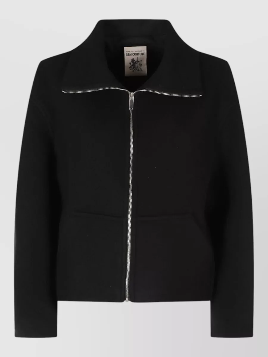 Semicouture virgin wool fitted jacket