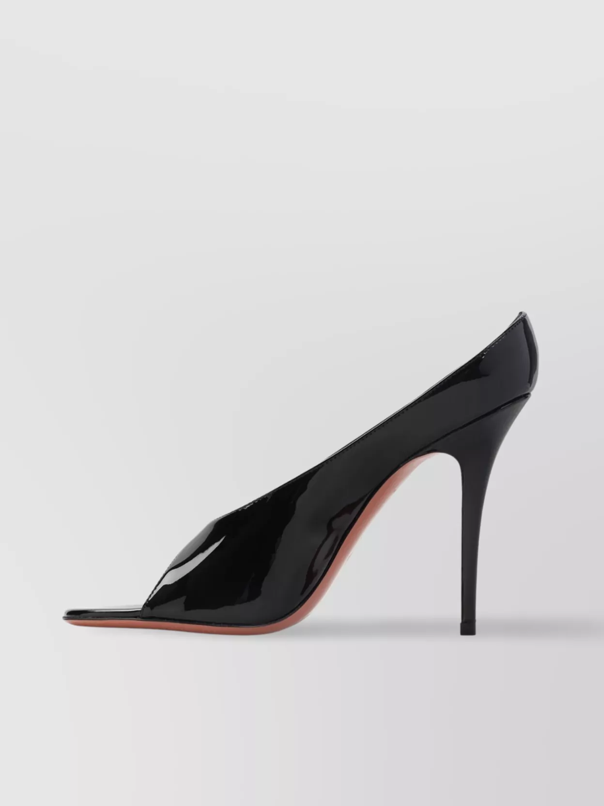 Amina Muaddi Anok Slipper 105 Patent Black 105 Mm Sm
