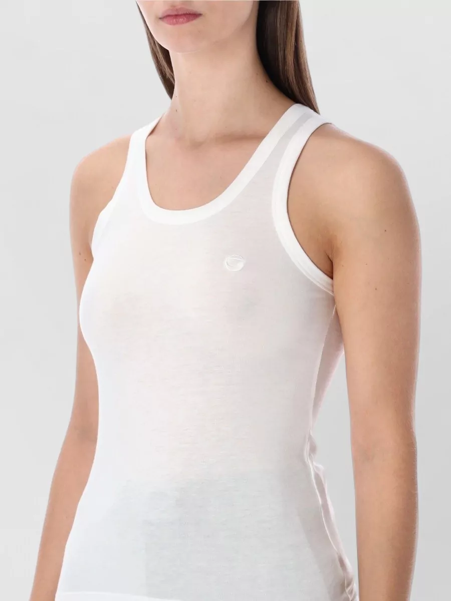 Coperni Logo Tank Top Sleeveless Round Neckline