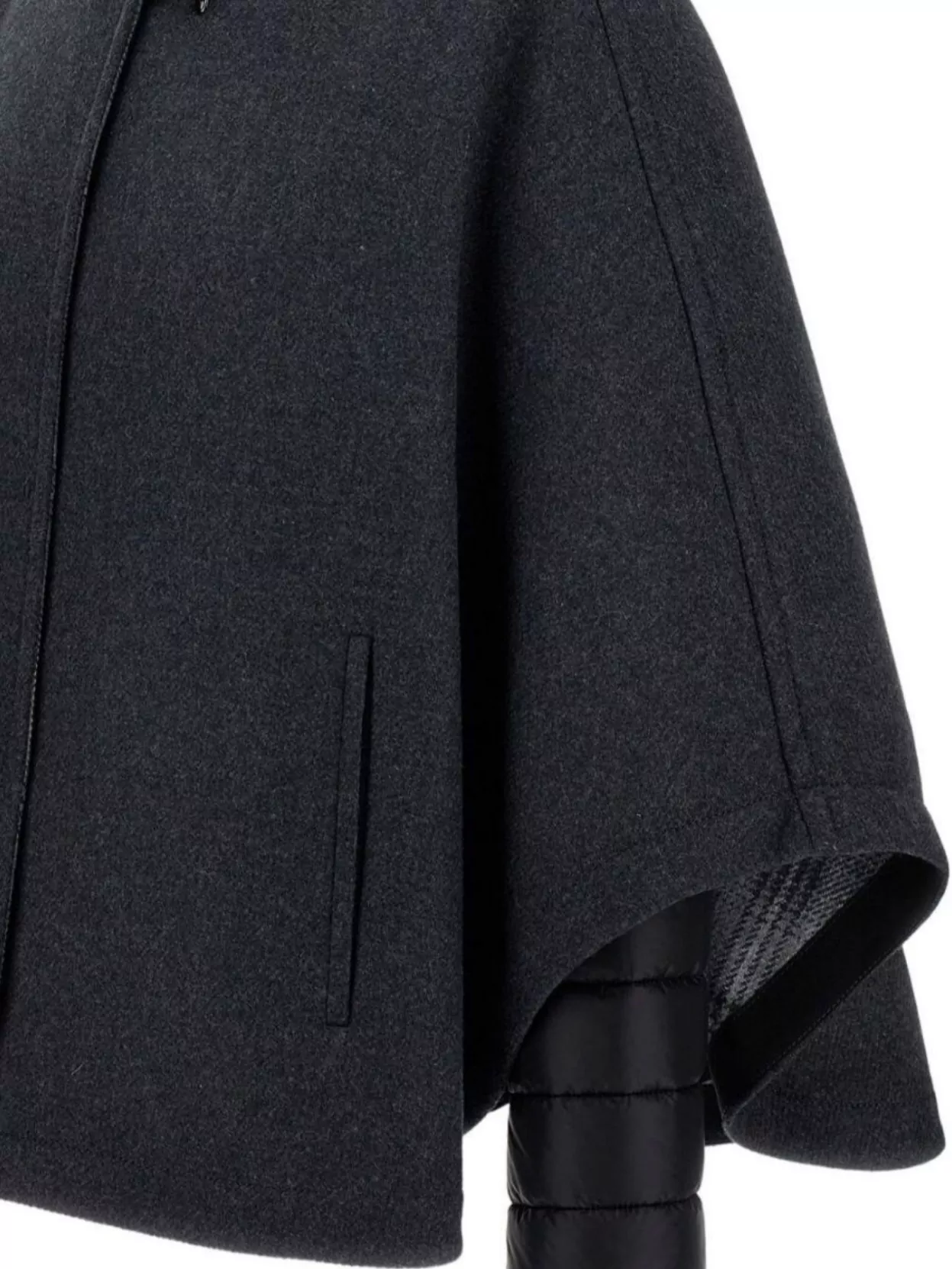 Fay Versatile High Collar Quilted Cape