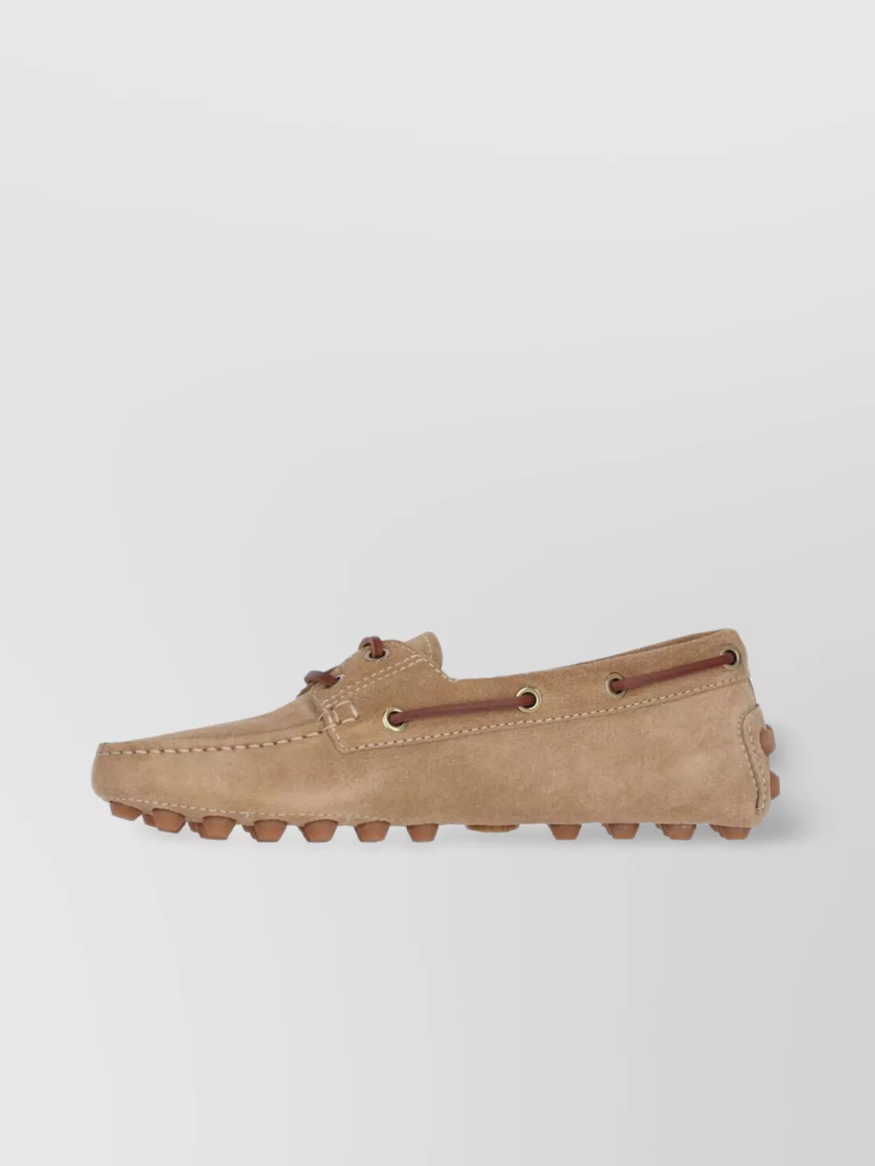 Tod's Suede Moccasin Loafers Rubber Sole