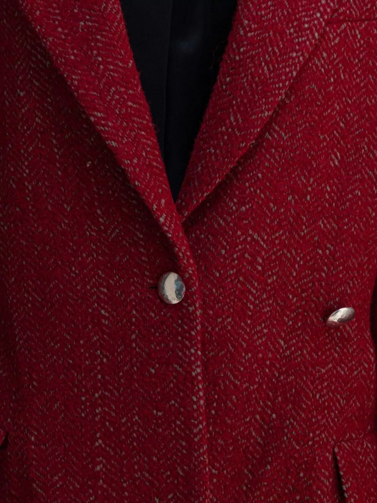 Isabel Marant Textured Fabric Coat Featuring Buttoned Cuffs In Red
