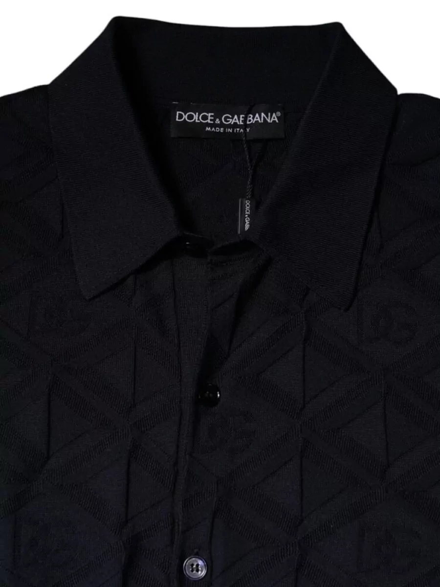 Dolce&Gabbana Silk Crew Neck Cardigan