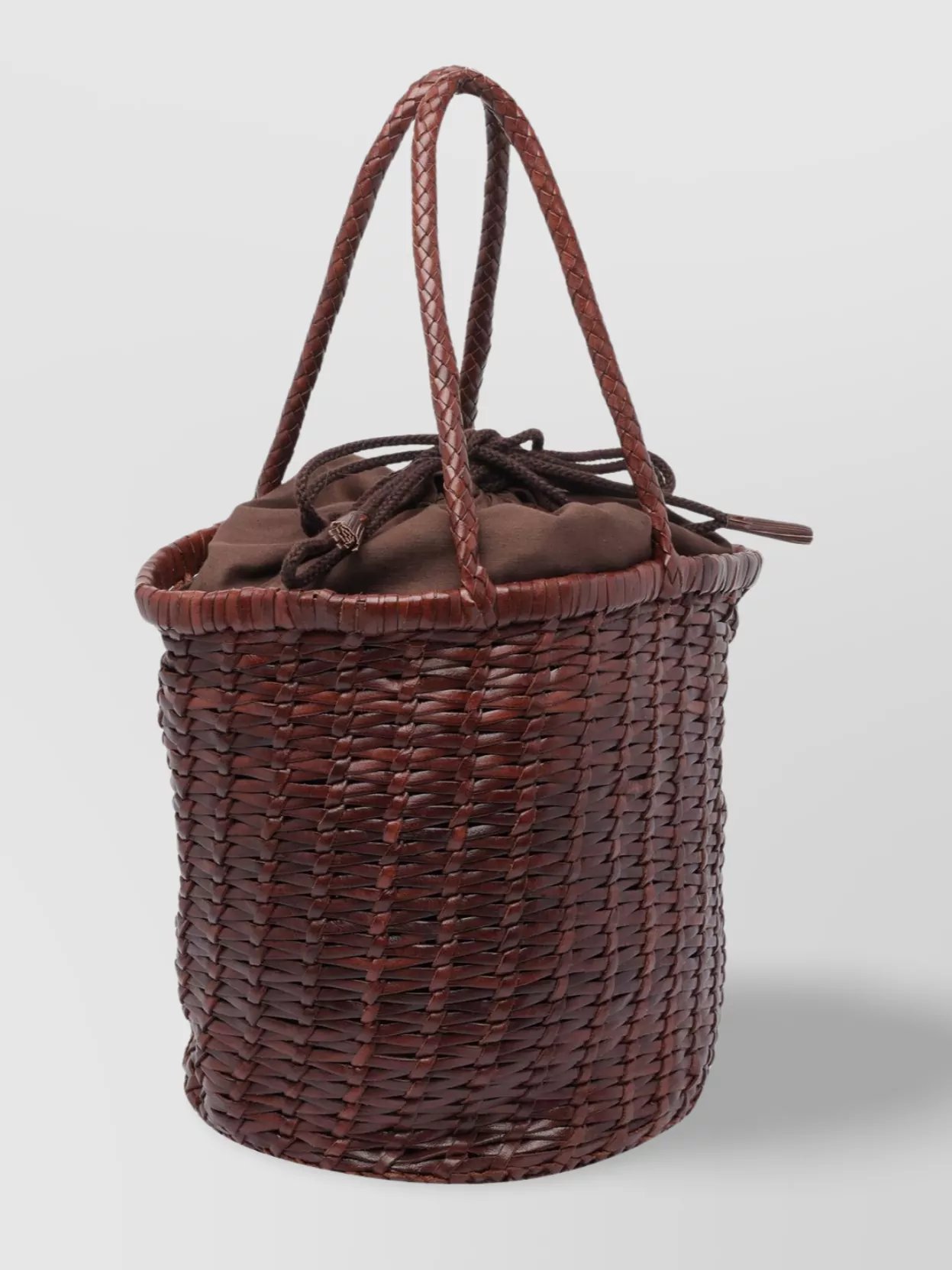 Dragon Diffusion Handwoven Cylindrical Bucket Bag