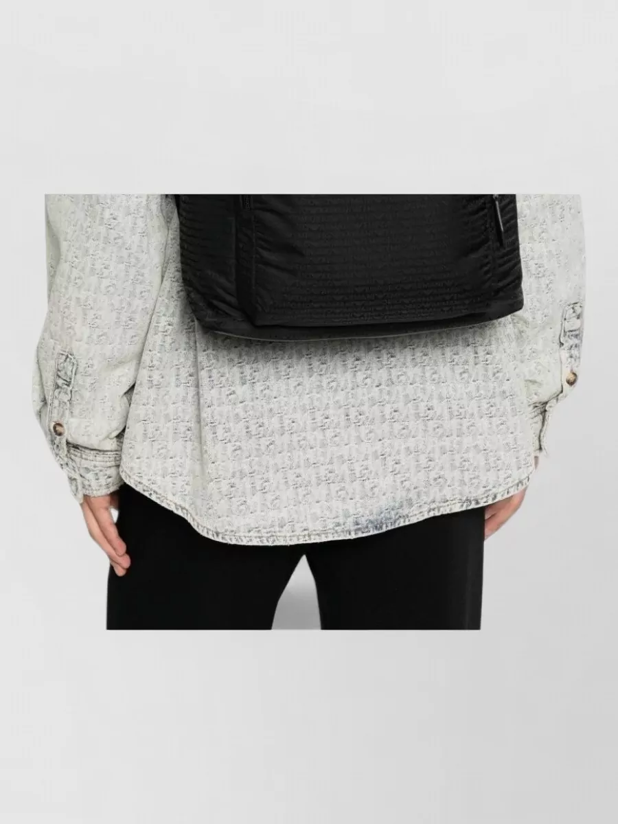 Emporio Armani Logo Print Backpack