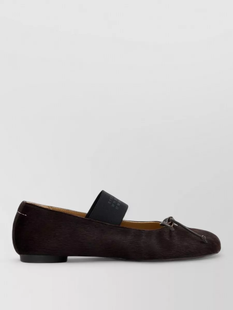 Mm6 Maison Margiela Pony Hair Ballet Flats