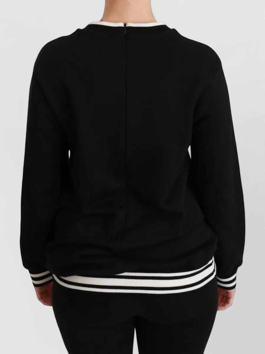 Dolce&Gabbana Cotton Logo-Embroidered Sweatshirt