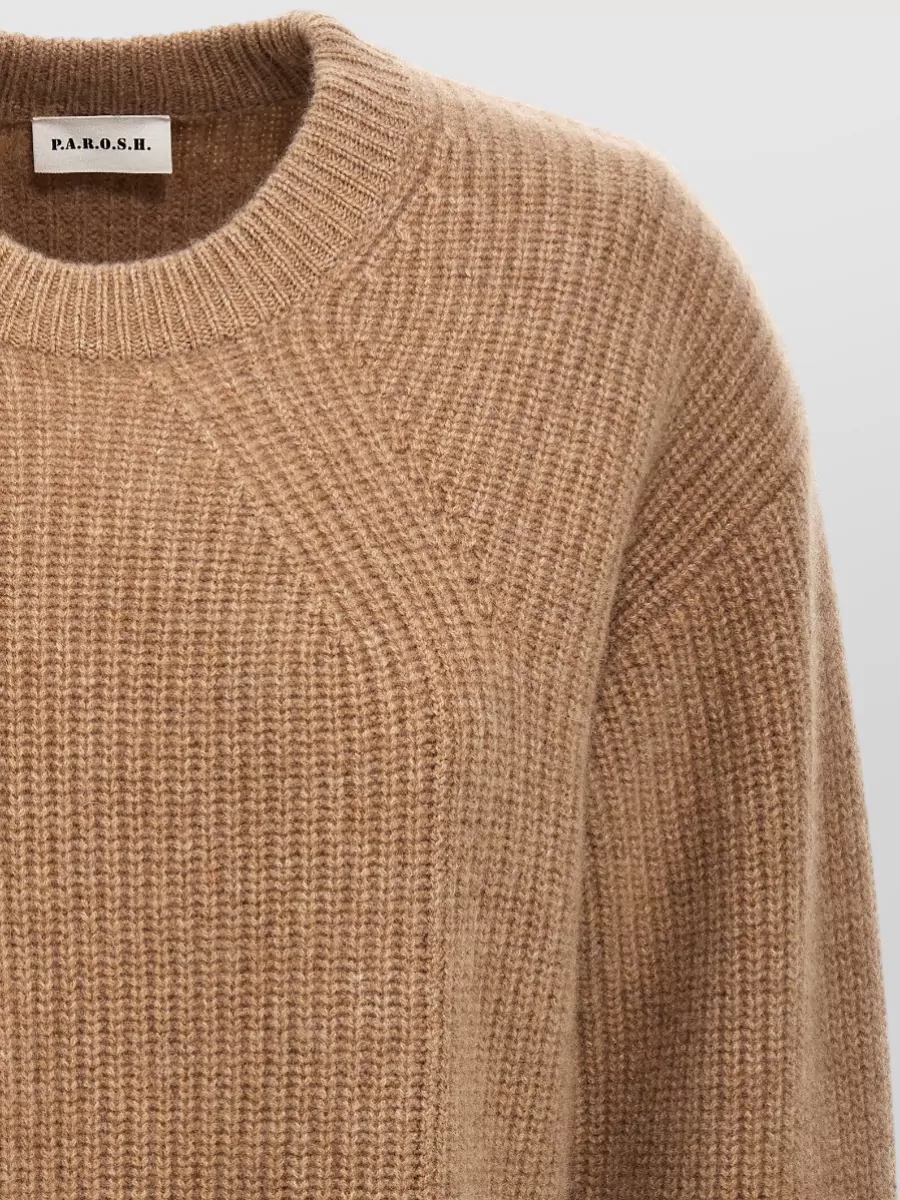 P.a.r.o.s.h. Cashmere Crewneck Long-Sleeve Sweatshirt