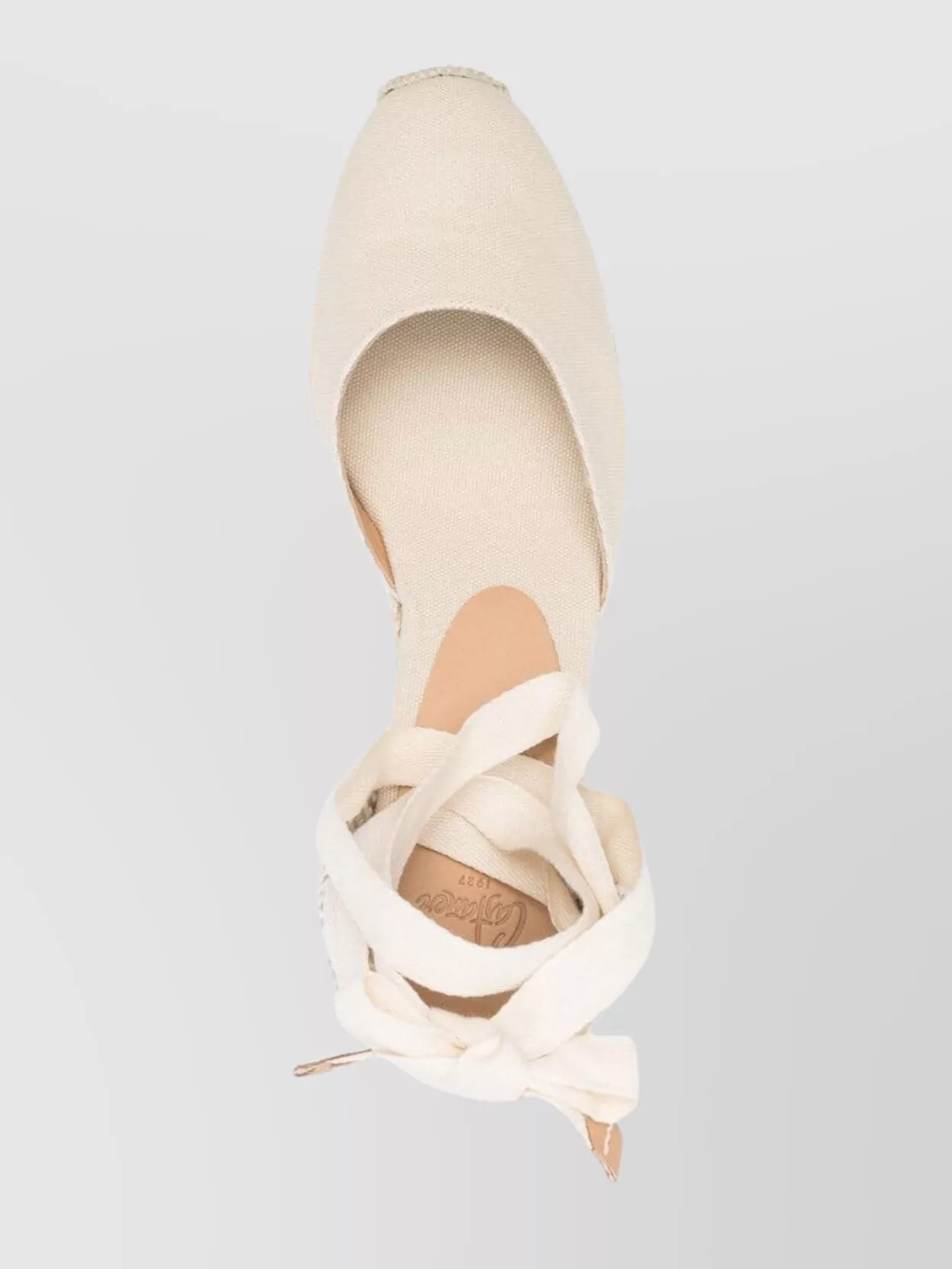 CASTAñER CARINA CANVAS ANKLE WRAP ESPADRILLES