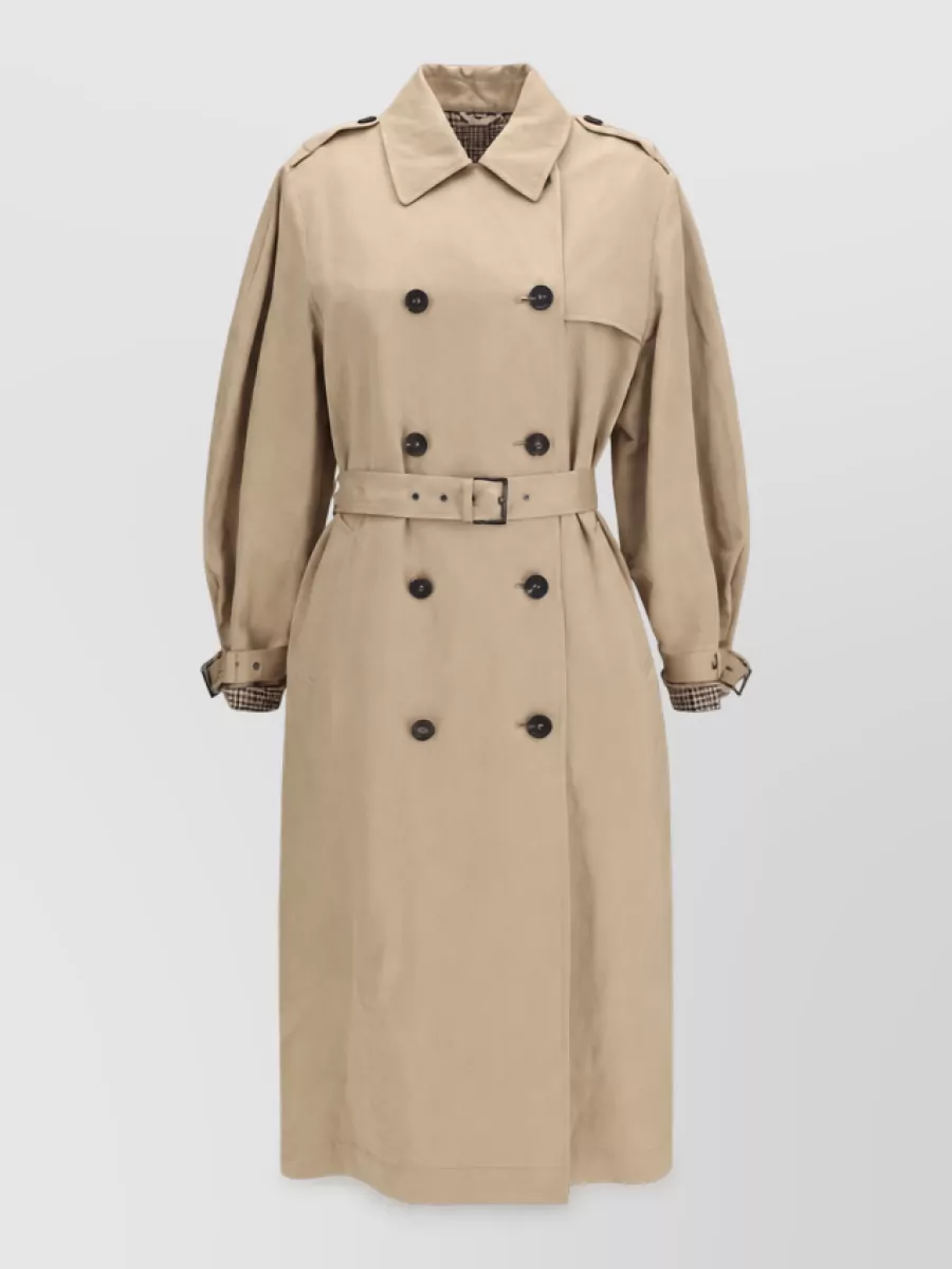 Brunello Cucinelli cotton trench coat