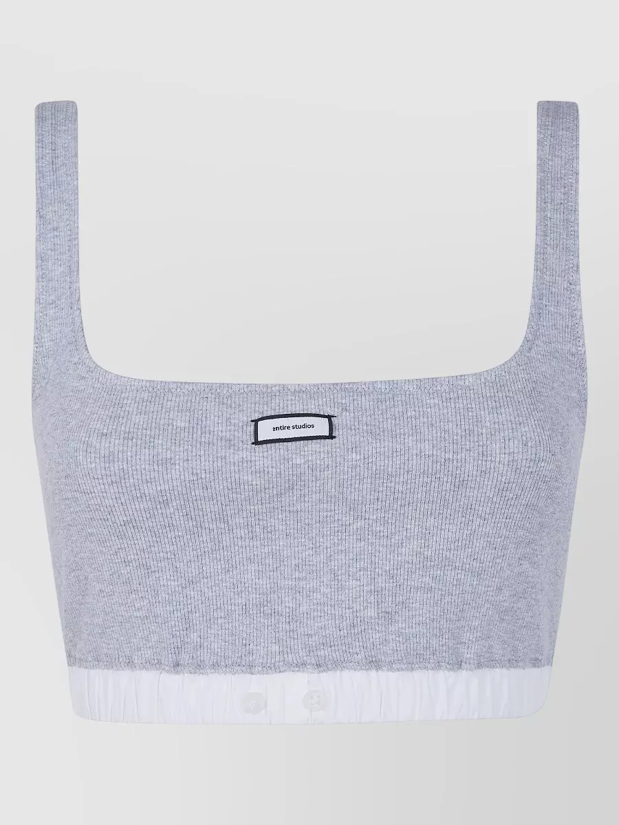 Entire Studios cotton lounge bra