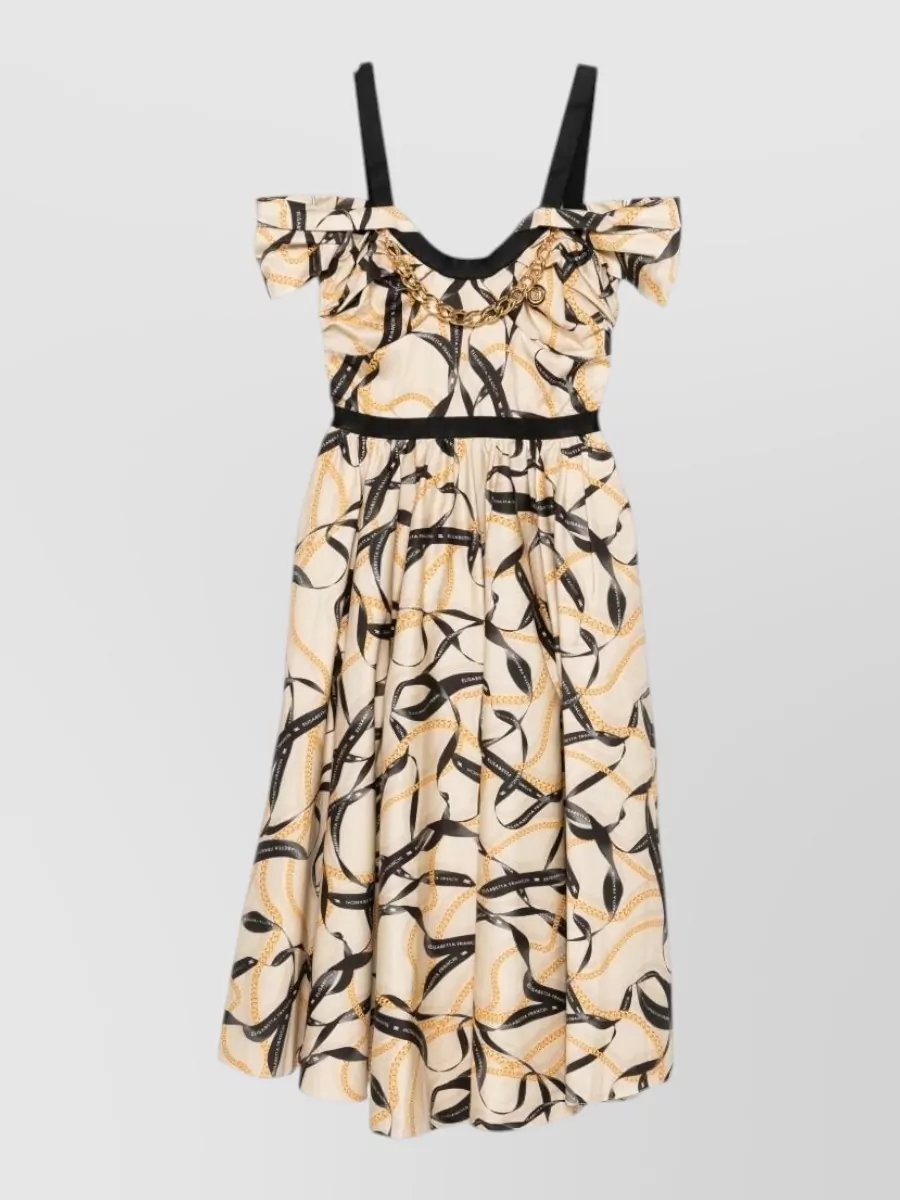 knee length dresses for ladies Elisabetta Franchi Midi Dress