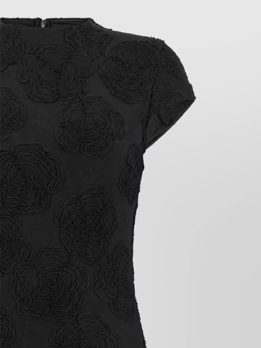 Rotate Birger Christensen Sheer Floral-Print Maxi Dress