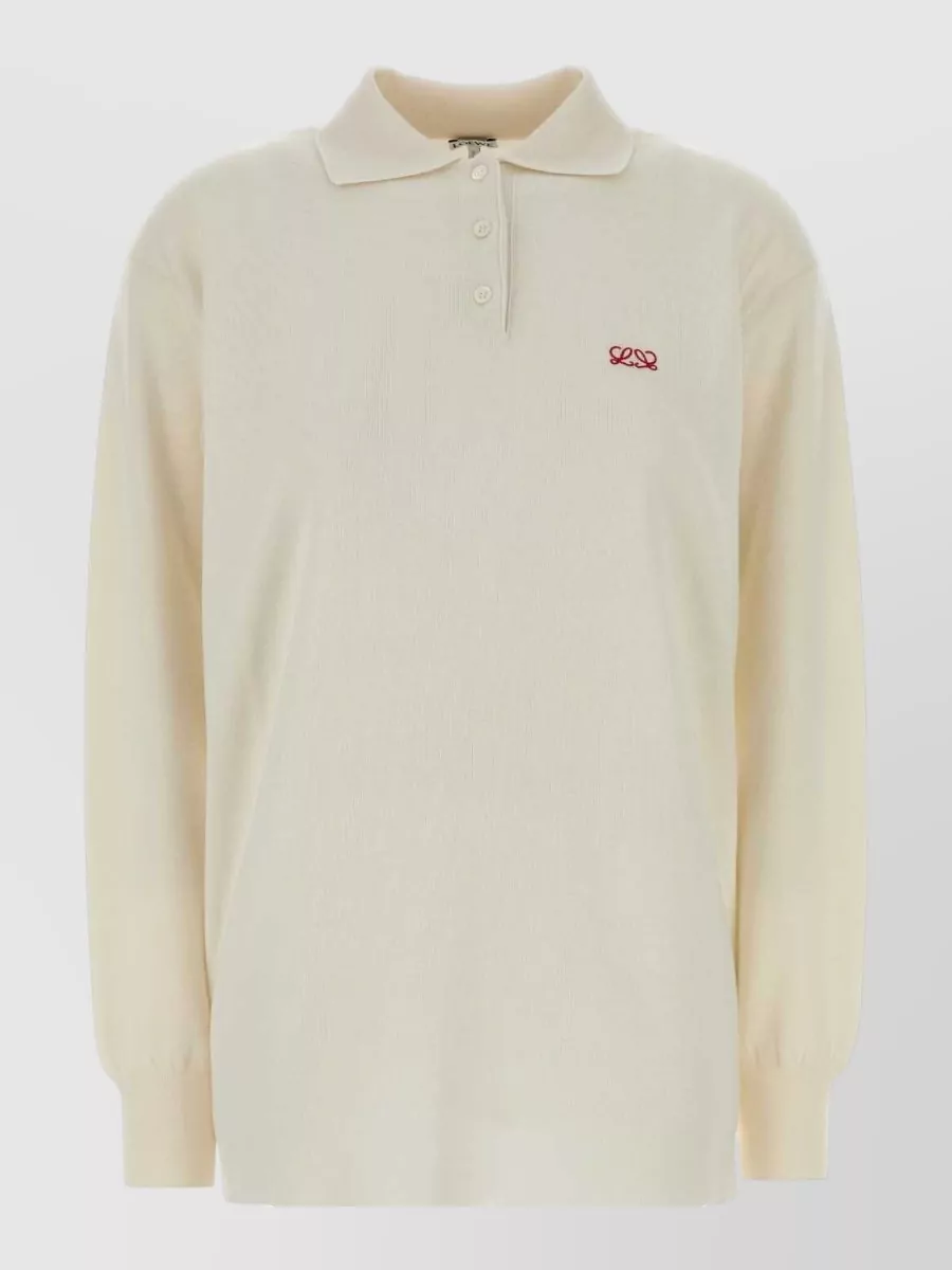 Loewe Cashmere Silk Polo Top