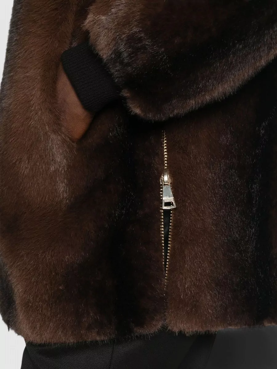 Ermanno Firenze Faux Fur Jacket