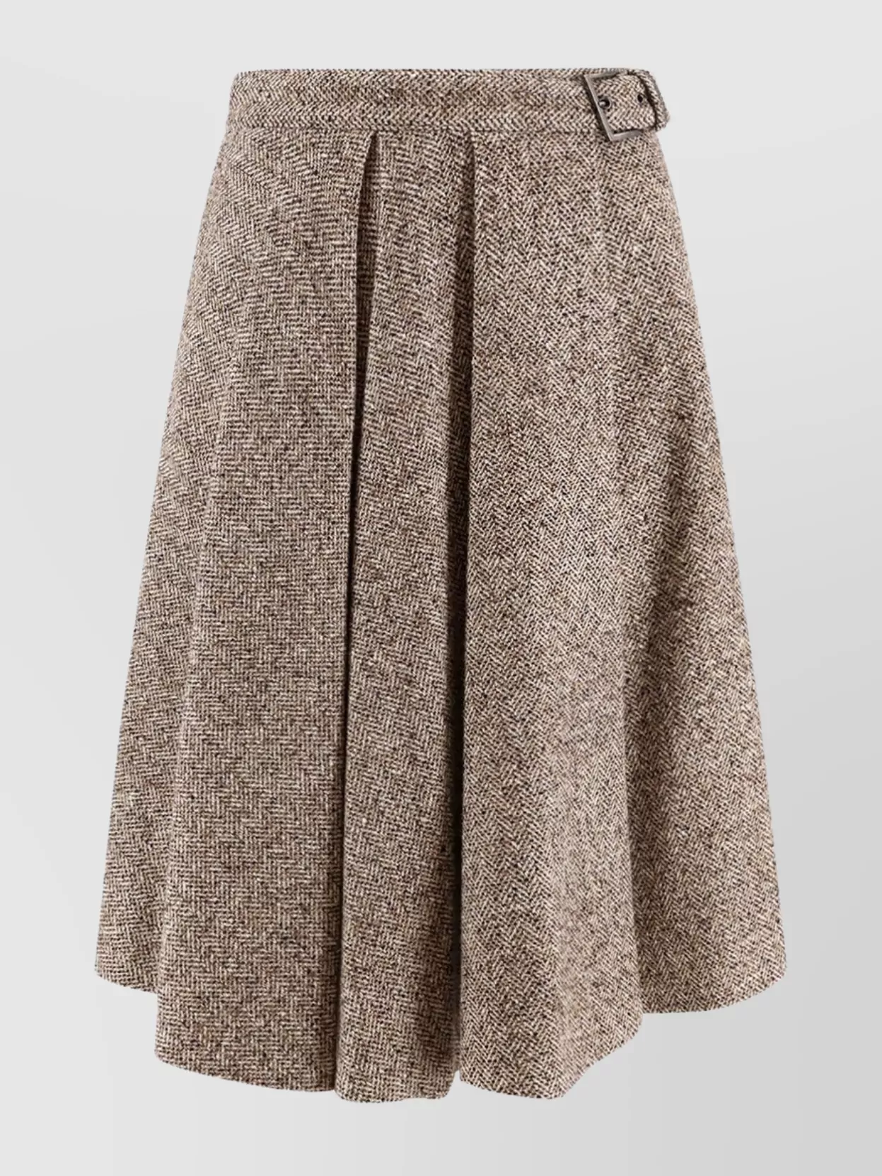 Brunello Cucinelli Wool And Silk Midi Skirt