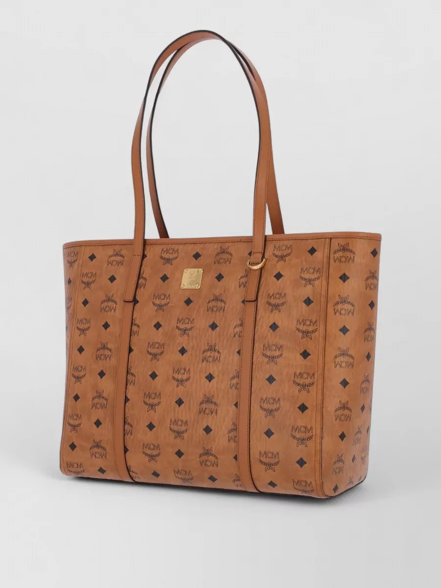 Mcm Large Tote Bag Shopper Dual Handles