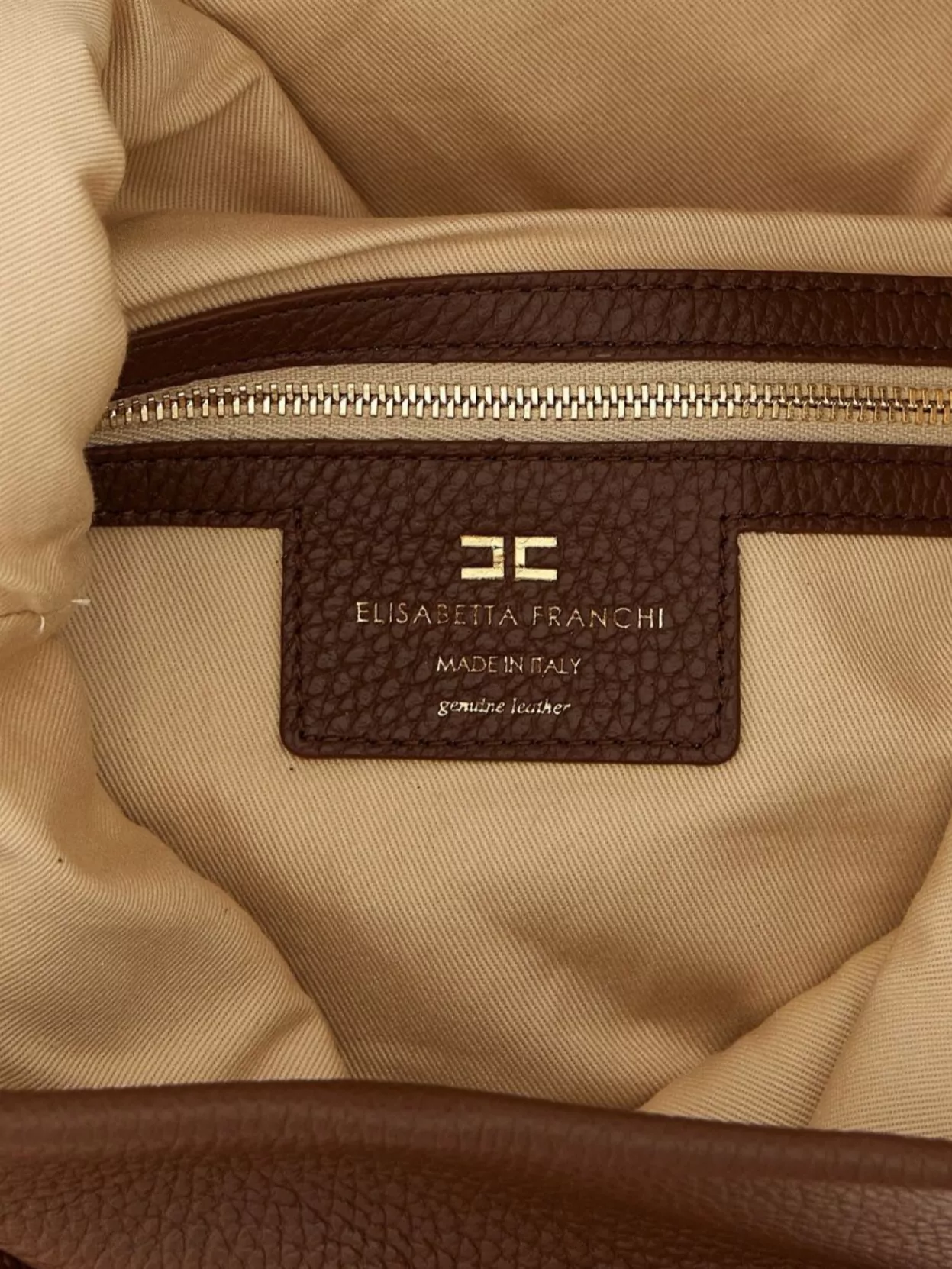 Elisabetta Franchi Signature Shoulder Bag Top Handle
