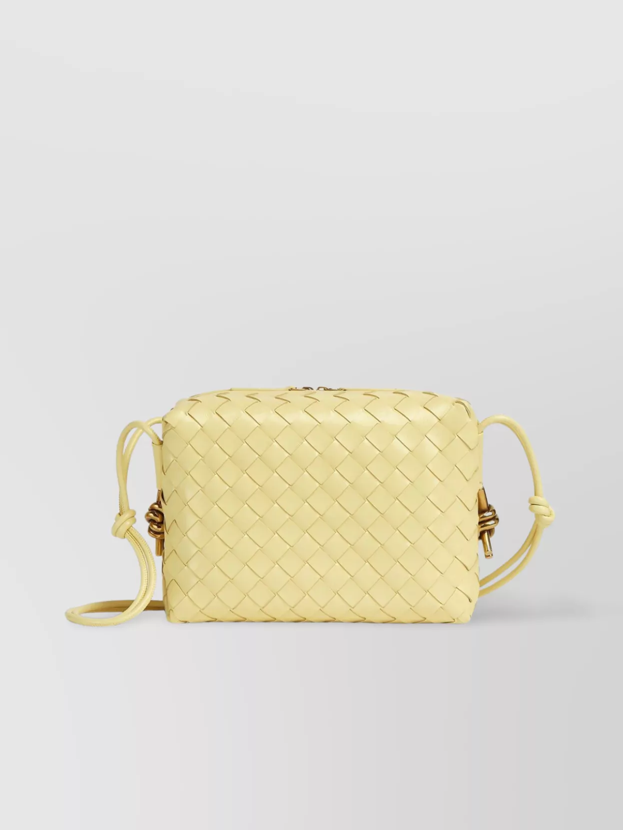 Bottega Veneta Quilted Loop Crossbody With Tassel
