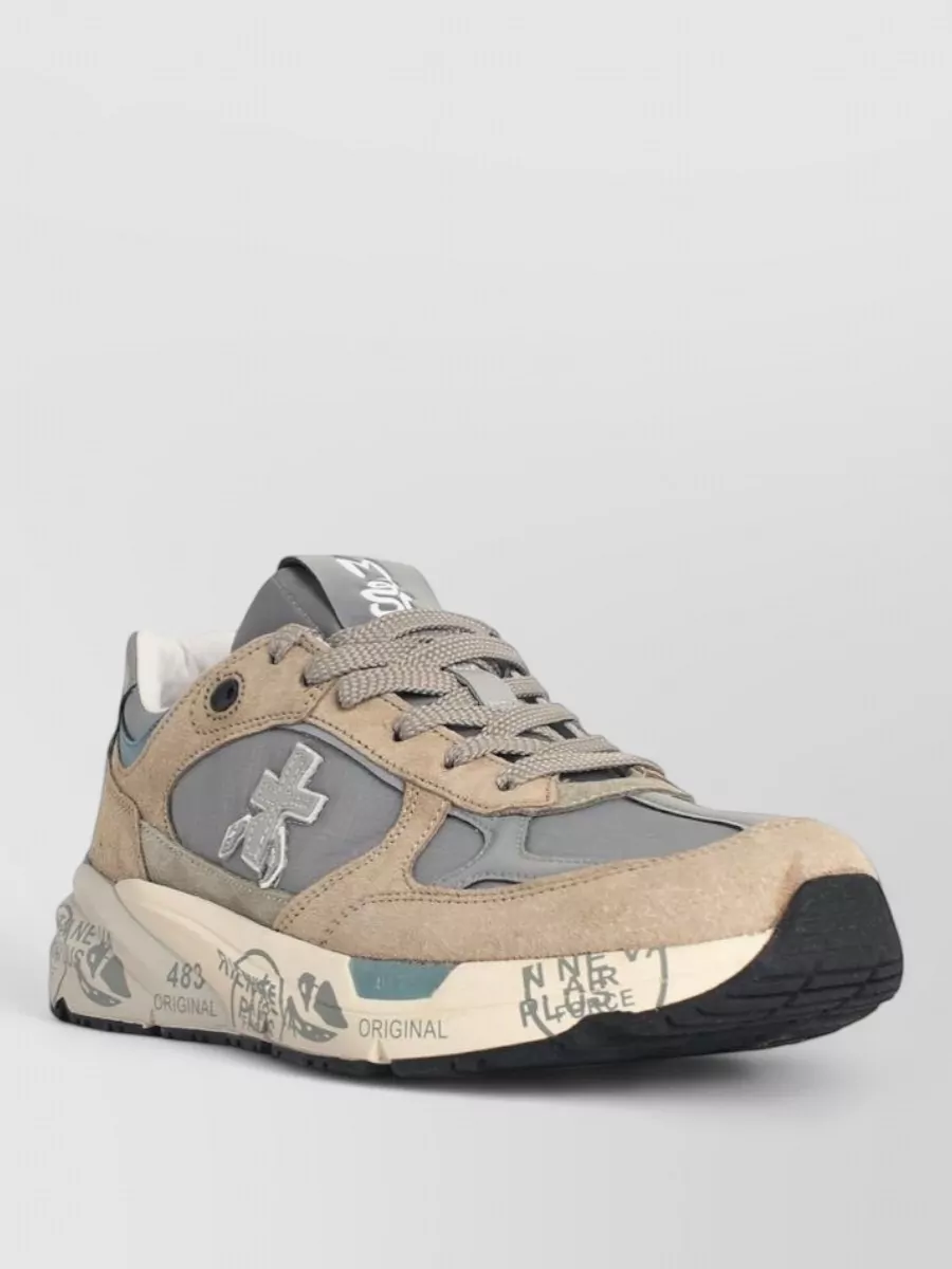 Premiata Leather Low-Top Sneakers