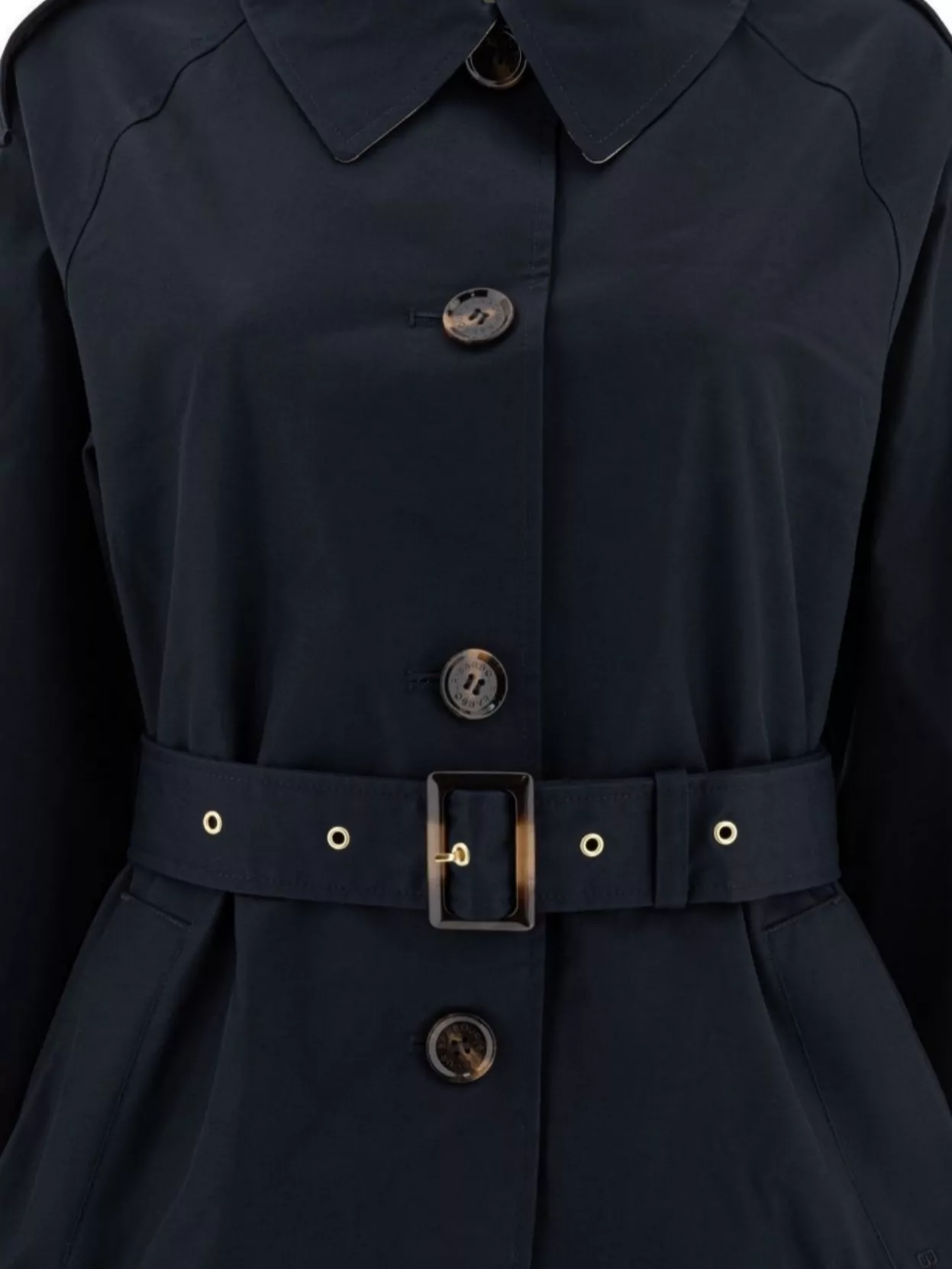 Barbour Coats Belted Waist Epaulettes