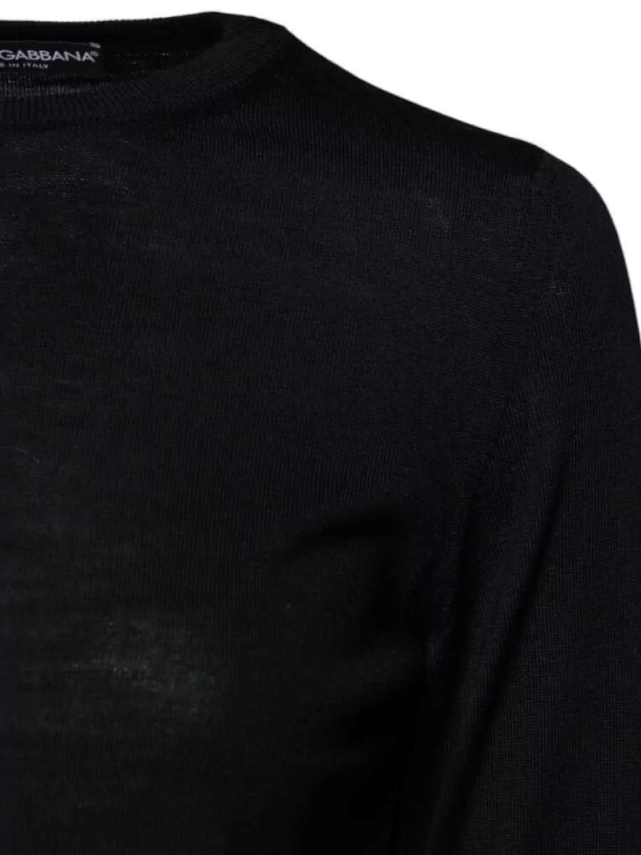 Dolce&Gabbana Virgin Wool Relaxed-Fit Crew Neck Sweater