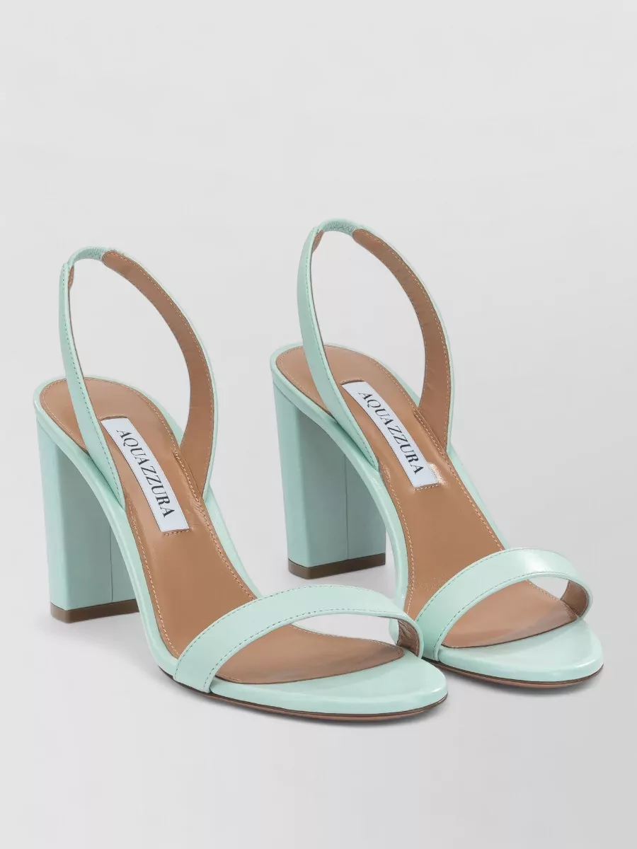 Aquazzura leather block heel sandals