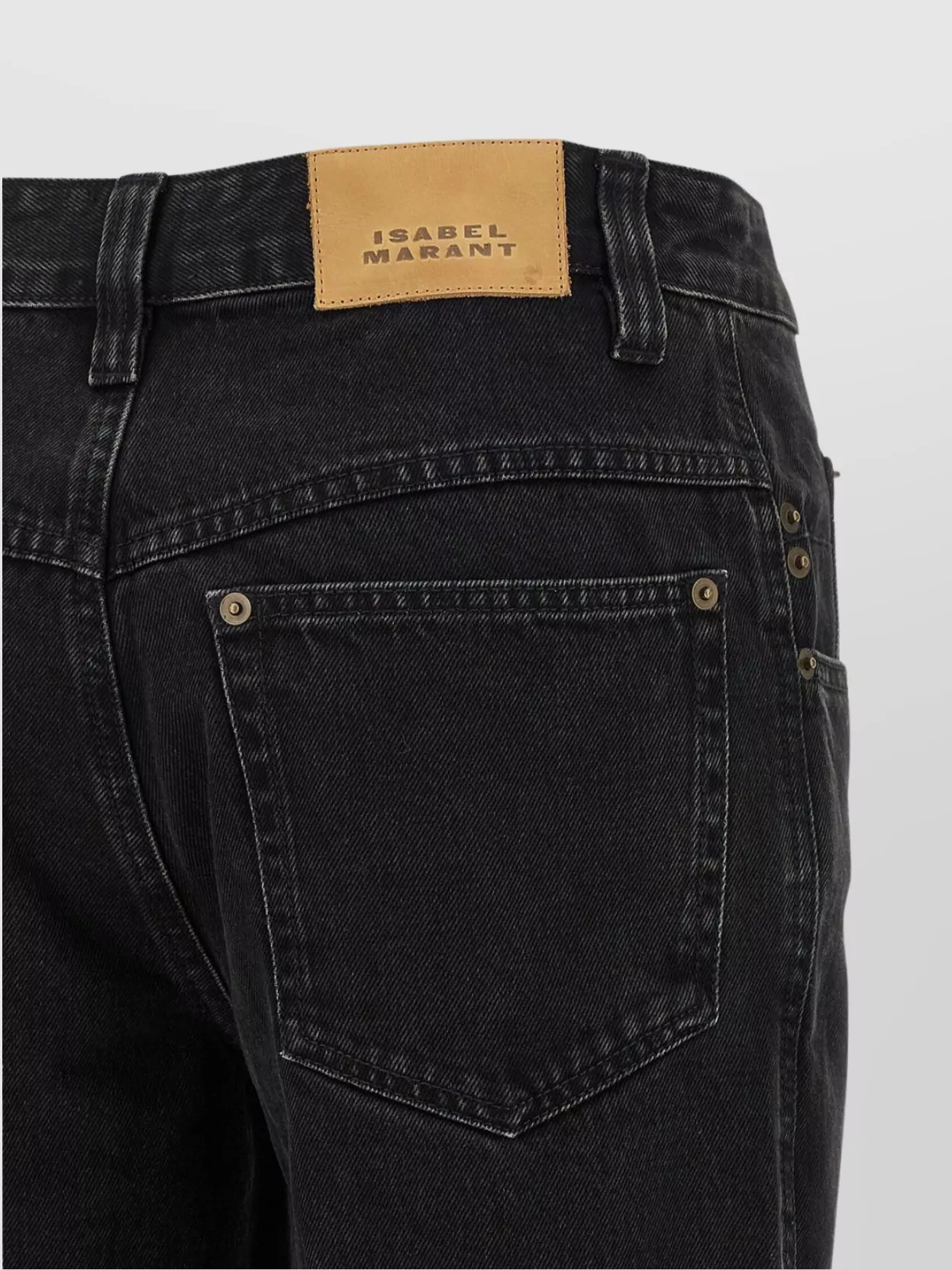 Isabel Marant 'brinley' Jeans Featuring Back Pockets In Black