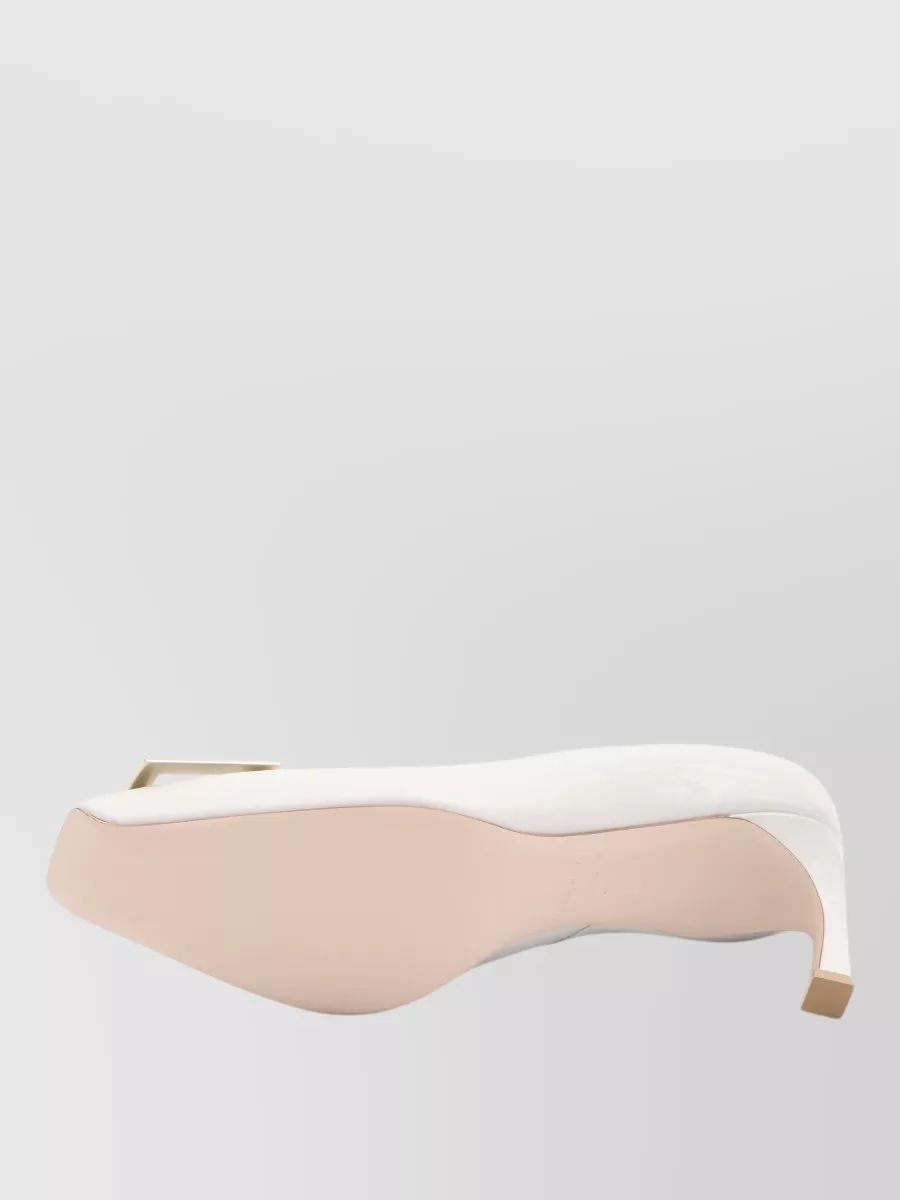 Roger Vivier Belle Vivier Trompette Leather Pumps