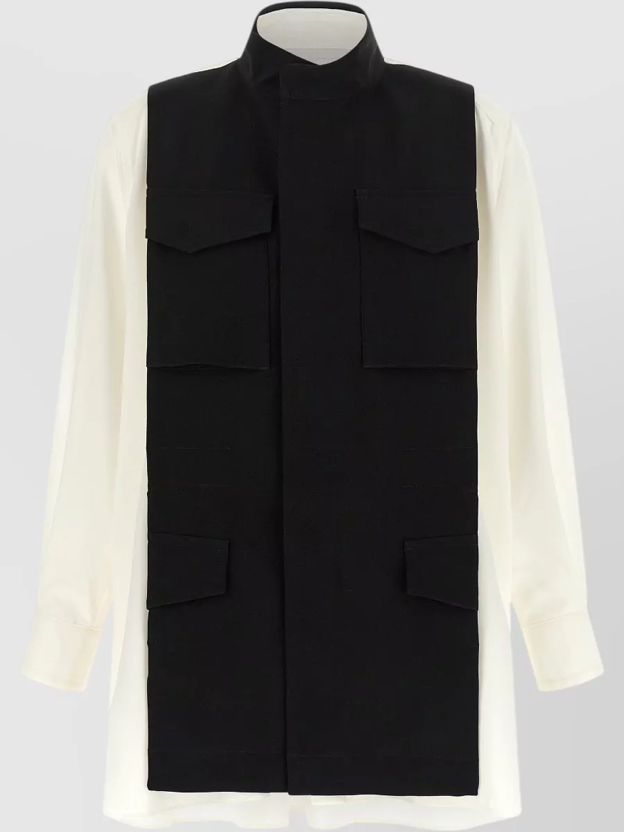 Sacai Hybrid Asymmetric Fitted Jacket