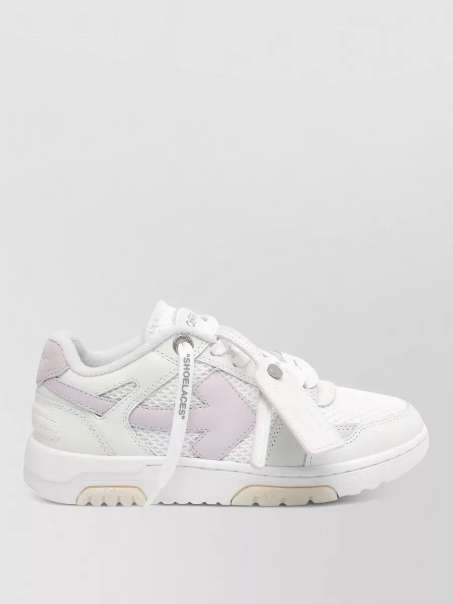 Off-White Leather Slim Out Of Office Low-Top Sneakers