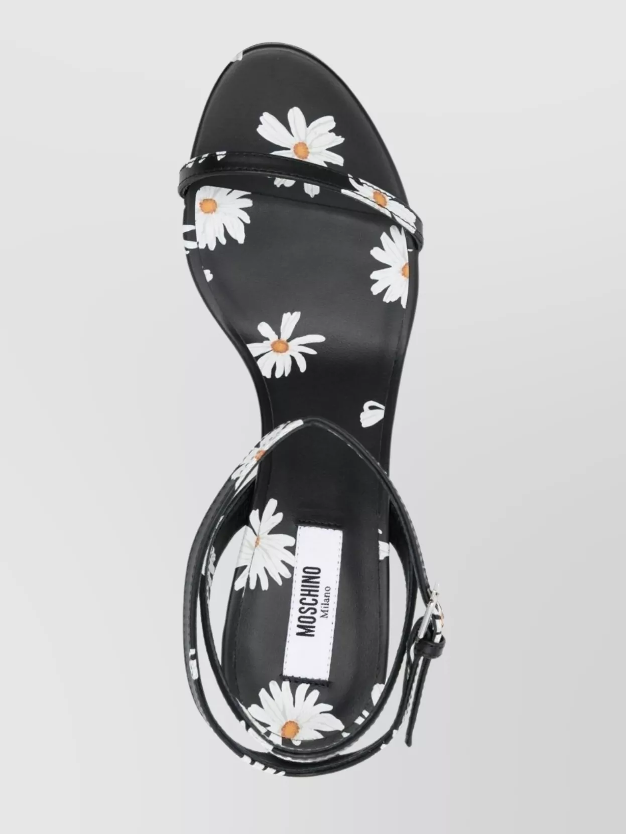 Moschino Sandals Heel Floral Pattern